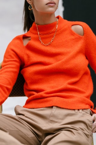 Pull Perelle - Orange