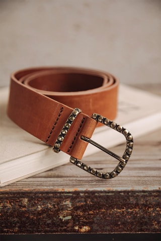 Ceinture en cuir Annie - Marron