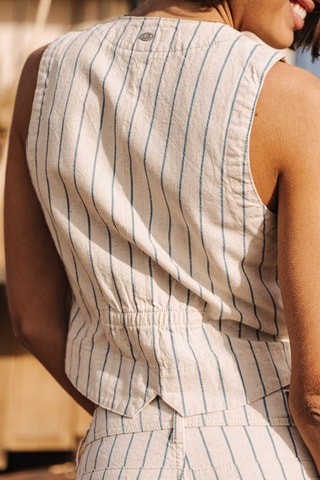 Gilet Gladys Greecia - Blanc