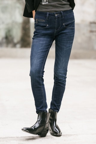 Jean Alexa High Waist Cropped S-SDM - Bleu