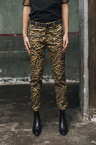 Pantalon slim Claudia Savana - Noir