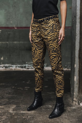 Pantalon slim Claudia Savana - Noir