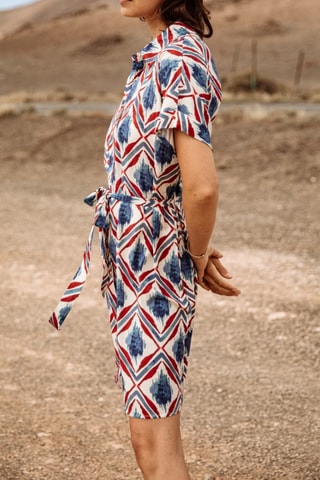 Robe Raffia Diamond - Blanc