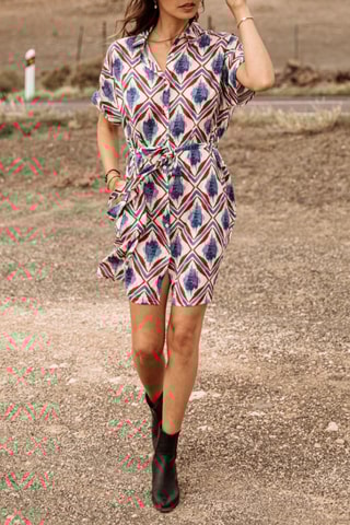 Robe Raffia Diamond - Blanc