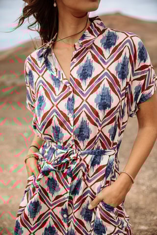 Robe Raffia Diamond - Blanc