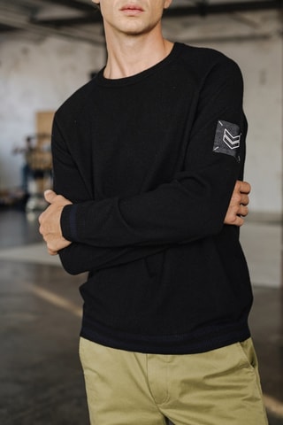 Pull en laine Rescue Cork - Noir