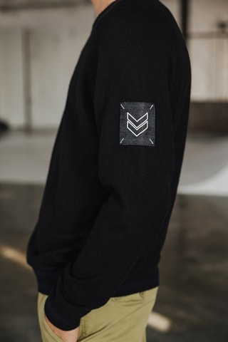 Pull en laine Rescue Cork - Noir