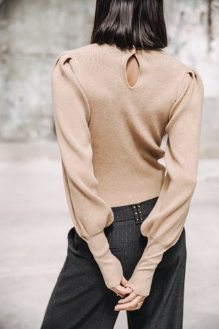 Pull Pristie Lurex - Beige