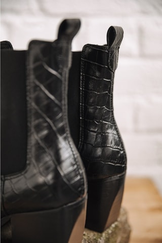 Bottines Chelsea en cuir Teresa Croco - Noir