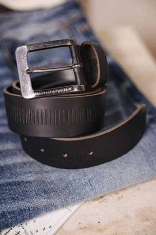 Ceinture en cuir - Noir