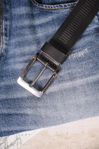 Ceinture en cuir - Noir