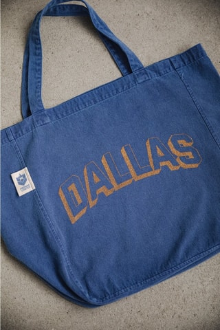 Tote bag Tunna City - Bleu et orange