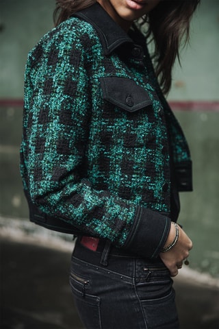 Veste en jean Olena Inverness - Noir