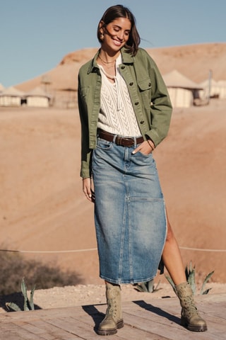 Jupe Carla SDM - Bleu