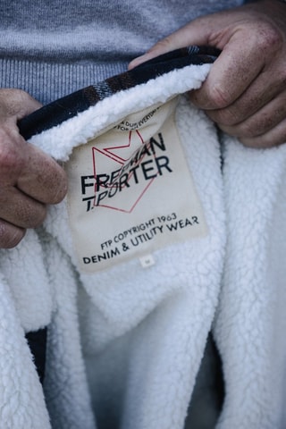 Surchemise en laine Kody Santafe - Bleu