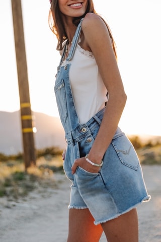 Salopette-short Katalina SDM - Bleu