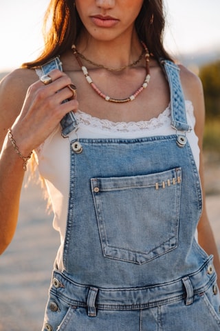 Salopette-short Katalina SDM - Bleu