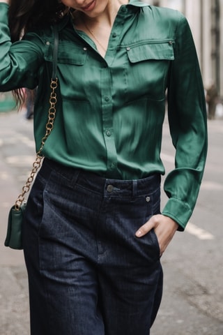 Chemisier Clorisse Plain - Vert