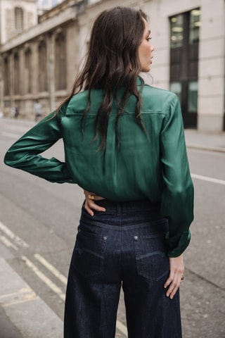 Chemisier Clorisse Plain - Vert