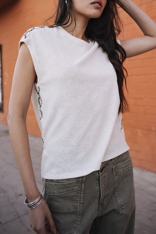 Top - Blanc