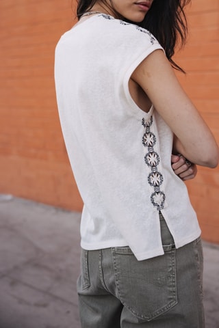 Top - Blanc