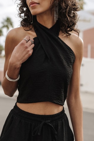 Crop top - Noir