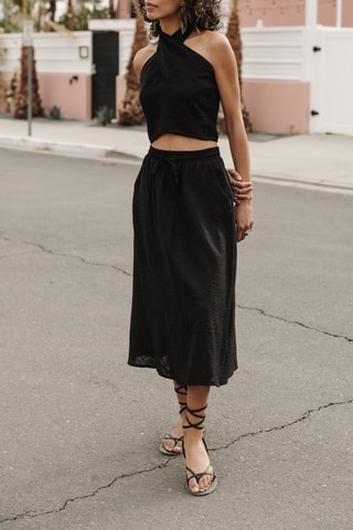 Crop top - Noir