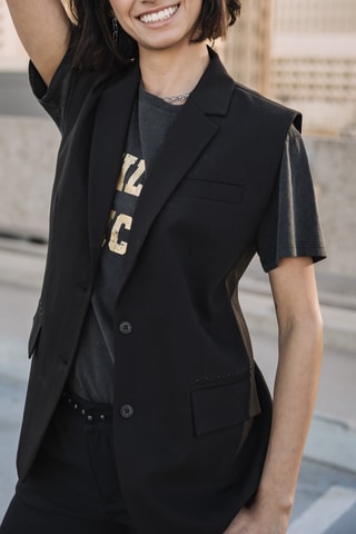 Veste sans manches - Noir