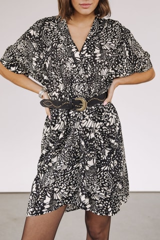 Robe courte Roza Beetle - Noir