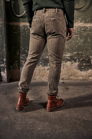 Pantalon slim - Vert