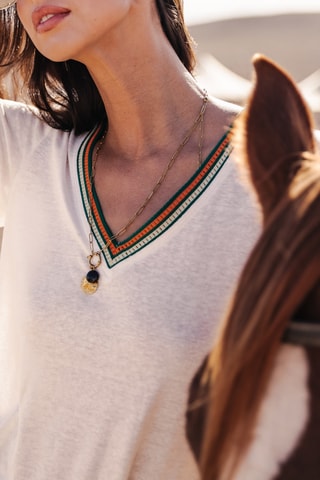 T-shirt en lin Tonia Linen  NC - Violet