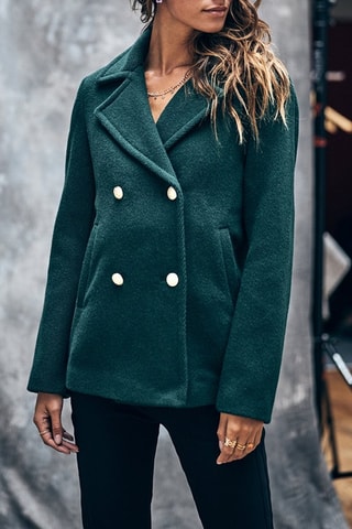 Veste en laine Veda Plain - Vert