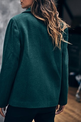 Veste en laine Veda Plain - Vert