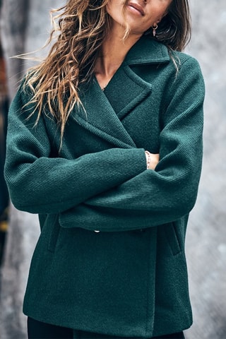 Veste en laine Veda Plain - Vert