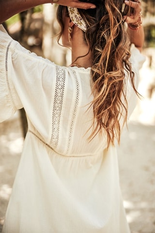 Robe chemise Ralia - Blanc