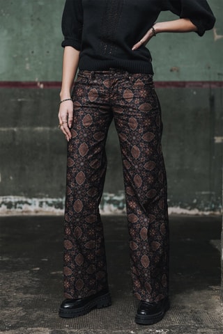 Pantalon flare Agatha Fairytale - Noir
