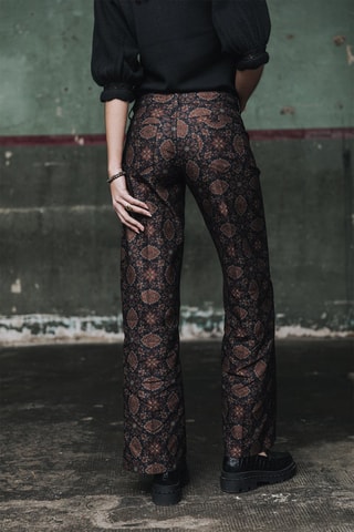 Pantalon flare Agatha Fairytale - Noir