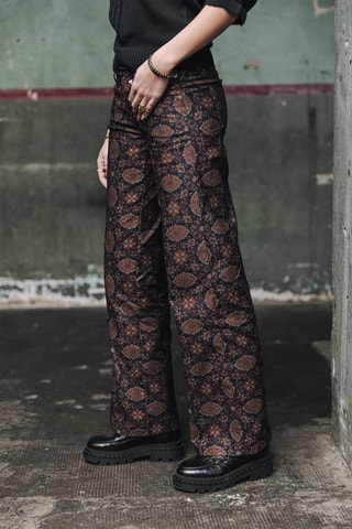 Pantalon flare Agatha Fairytale - Noir