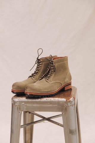 Bottines en cuir Henry - Beige