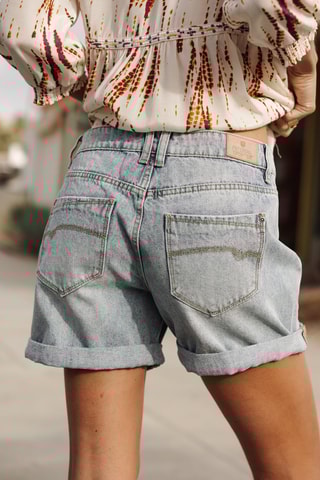 Short en jean - Bleu