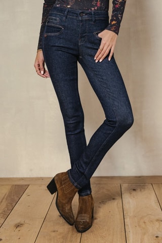 Jean Alexa High Waist S-SDM - Bleu