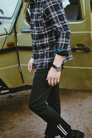 Chemise Rick - Blanc, noir et rose