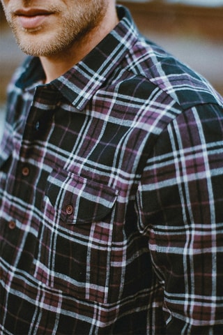 Chemise Rick - Blanc, noir et rose