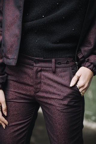 Pantalon slim Claudia Darkside - Rouge