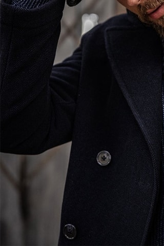 Caban Wyatt Chevrony - Bleu