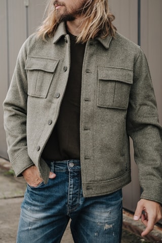 Veste en laine Izak Cosy - Vert