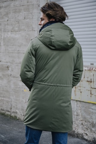 Parka imperméable à capuche Cabot Neo - Vert