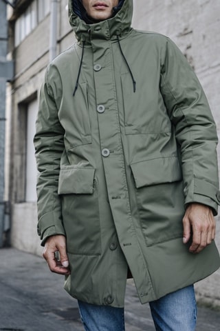 Parka imperméable à capuche Cabot Neo - Vert