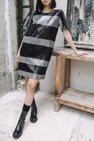 Robe courte Ritchie - Noir