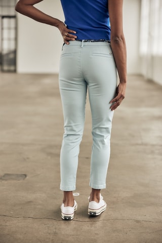 Pantalon slim 7/8 Claudia Felicita - Bleu